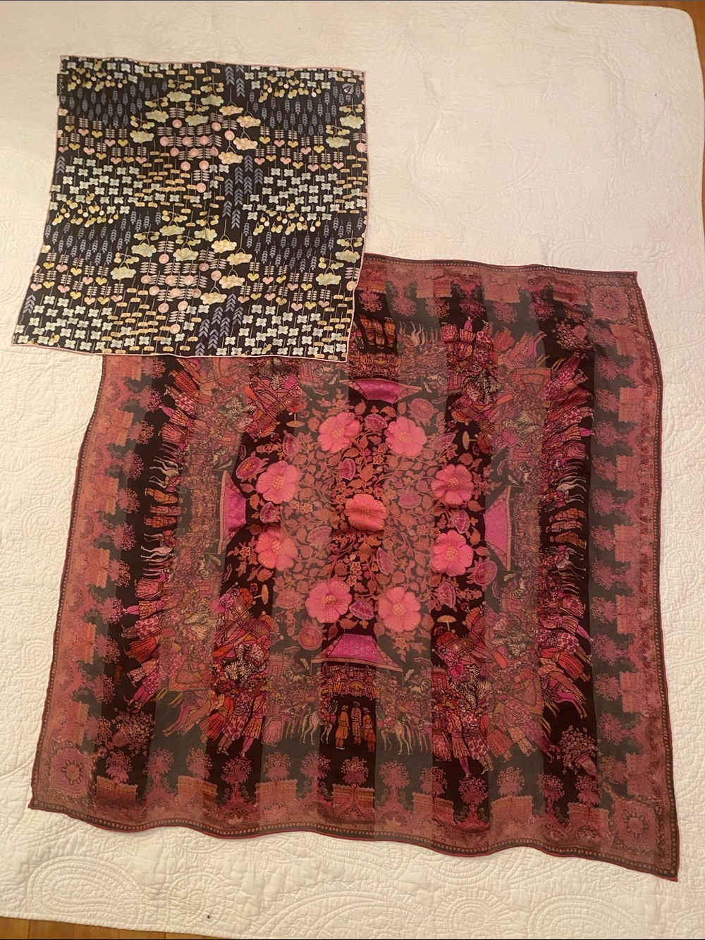 Roeckl & Fraas  silk scarfs Lot